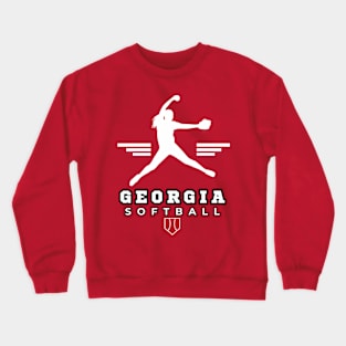 Georgia Bulldogs Softball Crewneck Sweatshirt